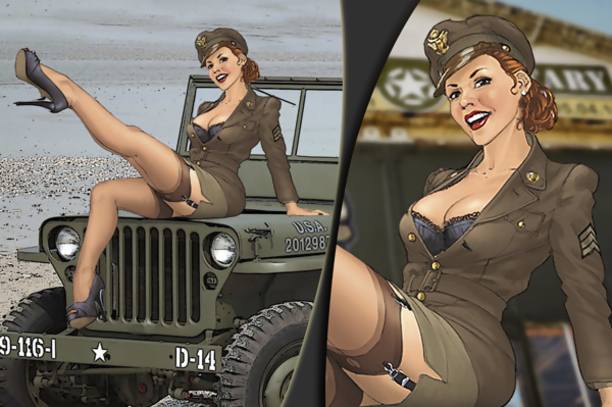 pinup-jeep