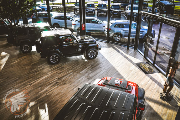 Showroom jeep